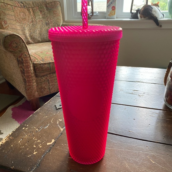 Starbucks Other - New neon pink studded Starbucks tumbler